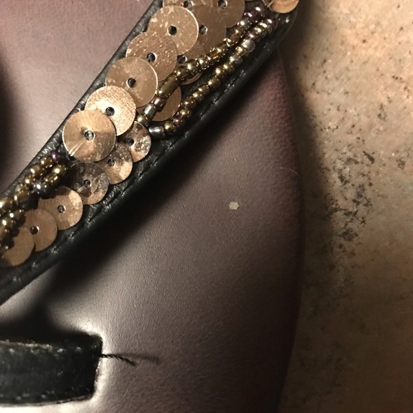 Candies Black Sandals, Size 10 - Picture 6 of 6